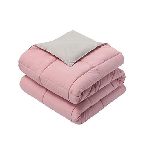 Luxurious and Hypoallergenic Reversible Throw Blanket by Royal Hotel Bedding