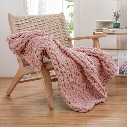 Luxurious Chunky Knit Blanket Throw