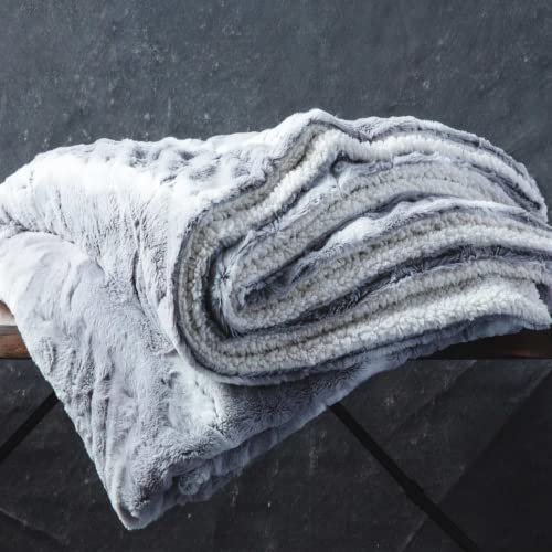 Luxurious Faux Fur Sherpa Blanket - Cozy and Soft for Home