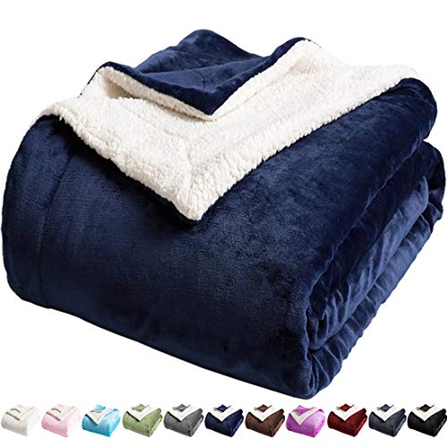 Luxurious Sherpa Fleece Bed Blanket - King Size
