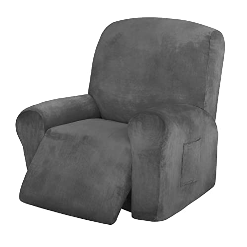 Luxurious Velvet Recliner Chair Cover