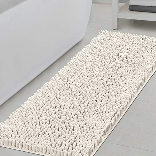 Luxury Chenille Bathroom Runner Rug