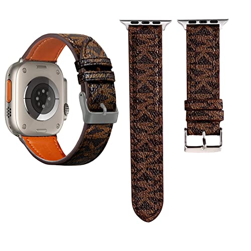Luxury Leather Watch Bands Compatible with Apple Watch
