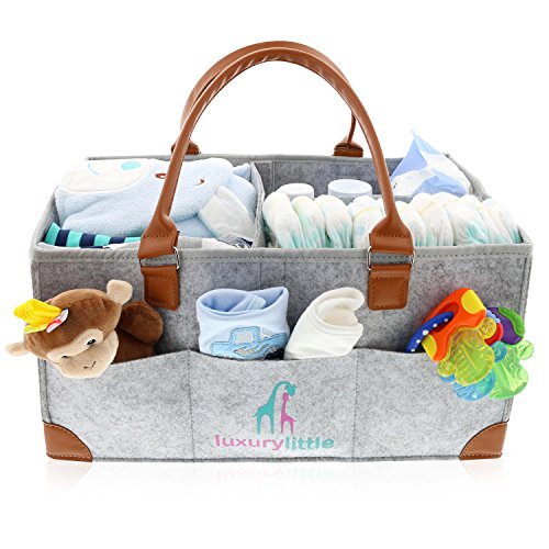 Luxury Little Baby Diaper Caddy Organizer