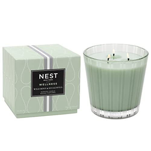 Luxury Wild Mint & Eucalyptus Candle by NEST New York