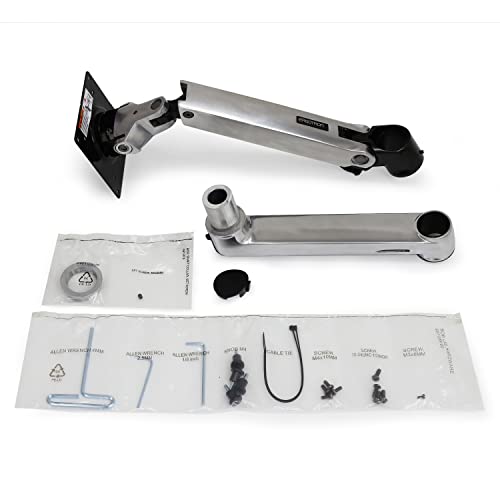 LX Monitor Arm Extension and Collar Kit - Polished Aluminum