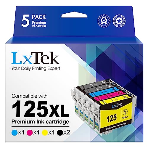 LxTek Ink Cartridge Replacement for Epson 125 T125