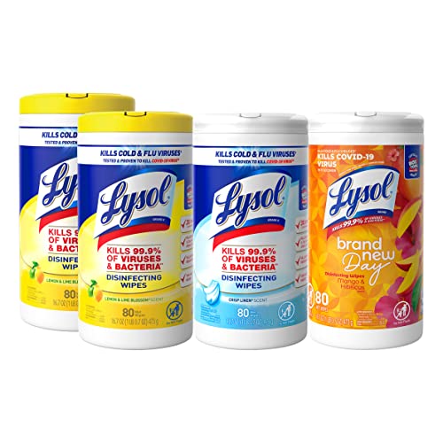 Lysol Disinfectant Wipes Bundle - Powerful and Convenient Cleaning Solution