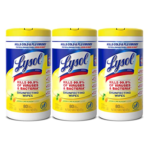 Lysol Disinfectant Wipes - Lemon and Lime Blossom