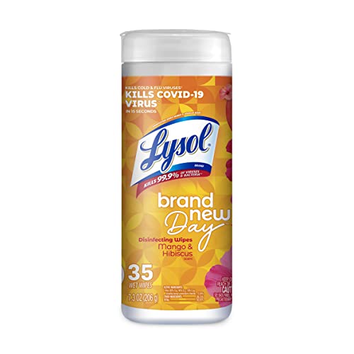 Lysol Disinfectant Wipes, Mango and Hibiscus Scent
