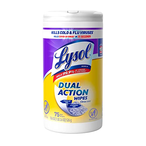 Lysol Dual Action Disinfectant Wipes