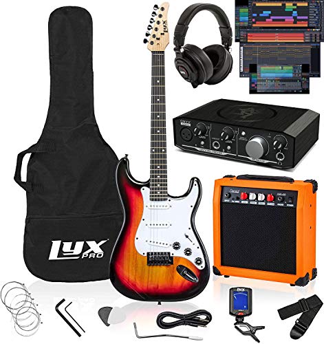 LyxPro Full Size Electric Guitar Package