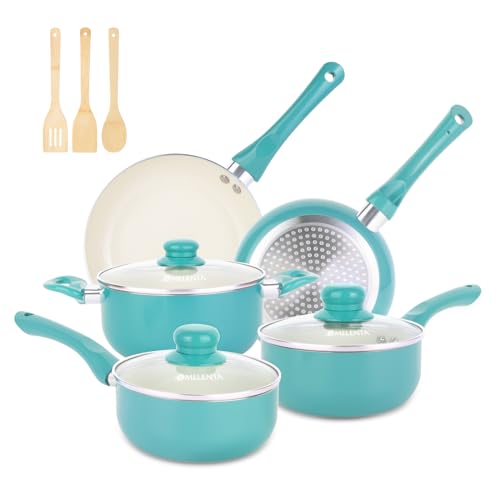 M MELENTA Nonstick Cookware Set