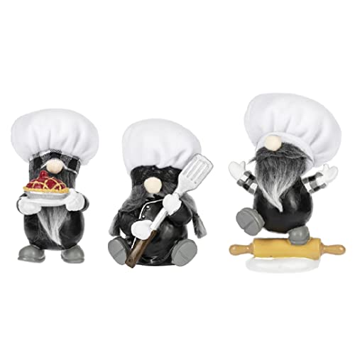 M2S Gifts Kitchen Gnome Chef Figurine Decorations