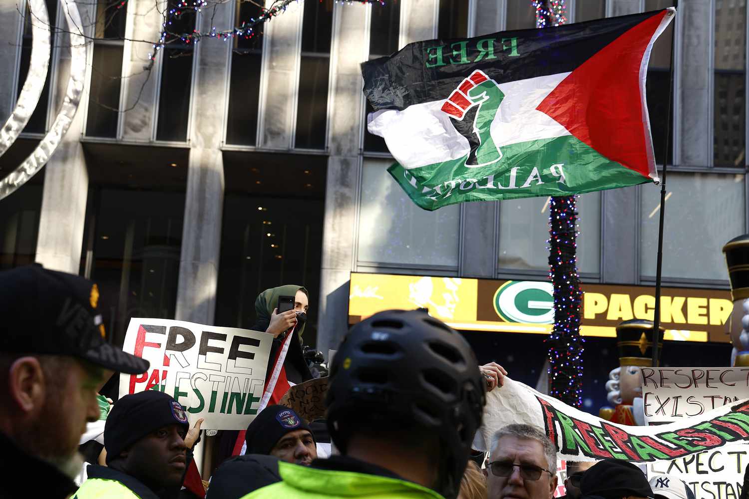 Macy’s Thanksgiving Day Parade Disrupted By Pro-Palestine Protesters