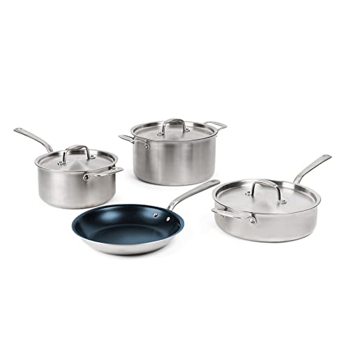 Made In Cookware - 7 Piece Non Stick Pot and Pan Set
