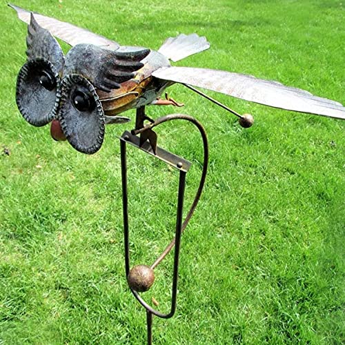Magic Owl Metal Sculpture