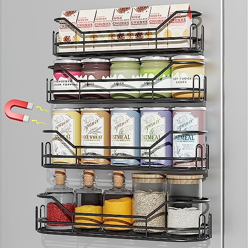 Magnetic Spice Rack - Space Saving Fridge Organizer