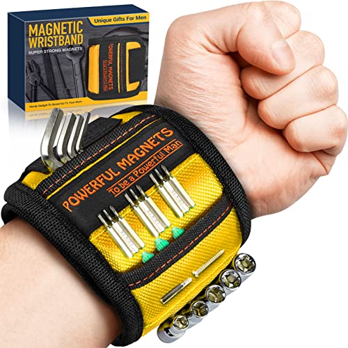 Magnetic Wristband for Screws and Tools