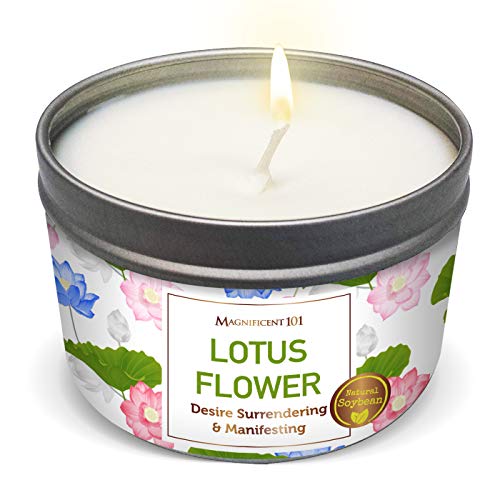 Magnificent 101 Lotus Flower Aromatherapy Candle
