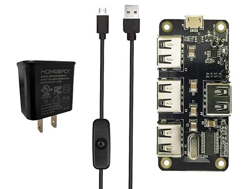 MakerSpot Stackable USB Hub for Raspberry Pi Zero W