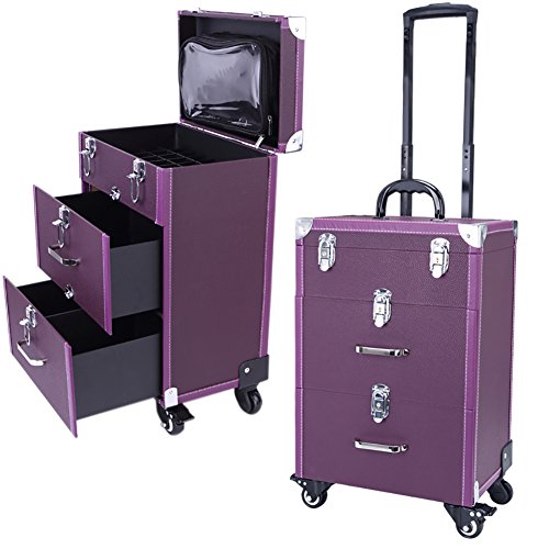 Makeup Train Case with Wheels