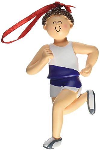 Male Runner Figurine Ornament
