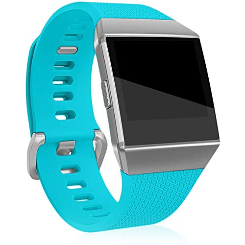 Maledan Replacement Bands Compatible for Fitbit Ionic, Teal, Large
