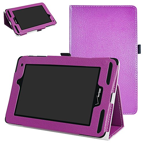 Mama Mouth Slim Folio 2-Folding Stand Case for Verizon Ellipsis 7 4g LTE Tablet