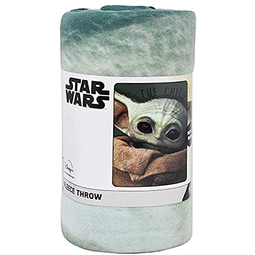 Mandalorian Baby Yoda Throw Blanket