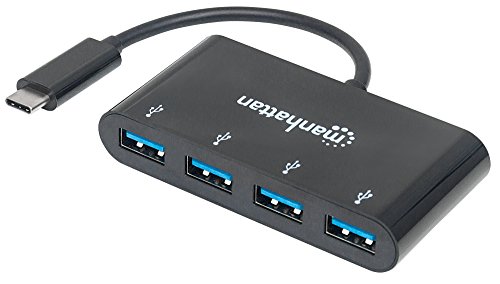 Manhattan USB 3.0 Hub - 4 Ports, 5 Gbps Data Transfer