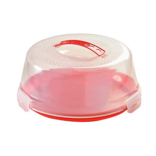 Mason Cash Cake Caddy - 26 x 26 x 12 cm, Red