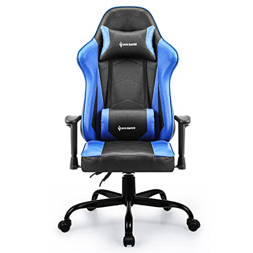 Massage Gaming Chair with Adjustable Armrests