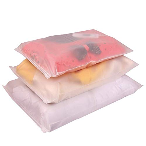 Matte Frosted Travel Storage Bag Set