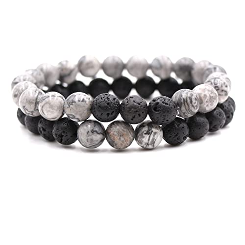 Matte Lava Rock Essential Oil Diffuser Bracelet