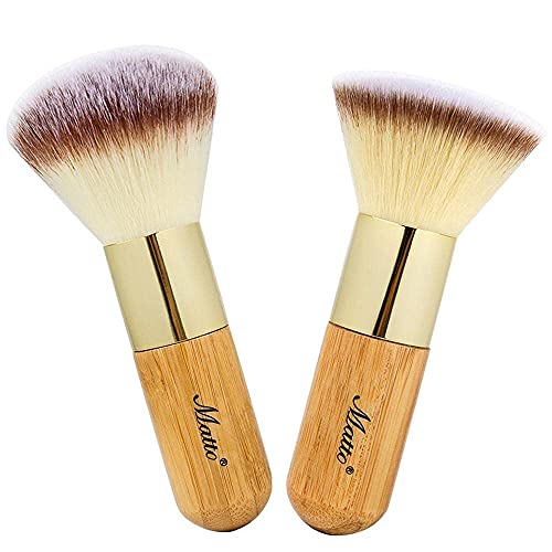 Matto Makeup Brush Set - Face Blush Kabuki Powder Foundation Brushes