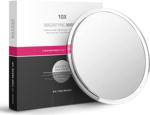 Mavoro Magnifying Mirror with Suction Cups