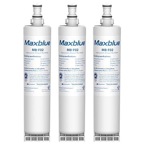 Maxblue Fridge Water Filter - Superior Filtration for Whirlpool and Kenmore Refrigerators