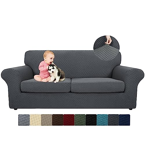 MAXIJIN Couch Covers for 2 Cushion Sofa