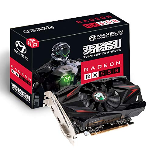 maxsun AMD Radeon RX 550 4GB GDDR5 ITX Graphics Card