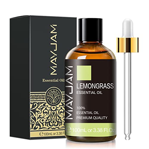MAYJAM Lemongrass Essential Oil - Pure Aromatherapy Bliss