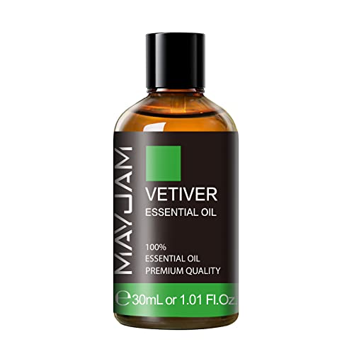 MAYJAM Vetiver Essential Oil 30ML - Pure Aromatherapy Oil