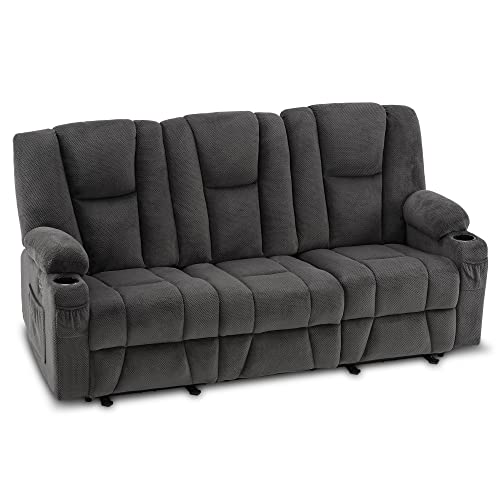 MCombo Power Reclining Sofa with Heat and Massage