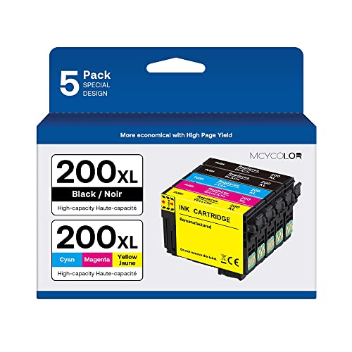 MCYCOLOR 200XL Ink Remanufactured Cartridges