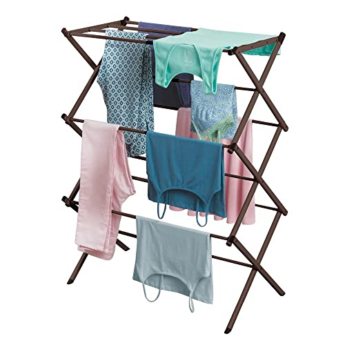 mDesign Accordion Clothes Drying Rack