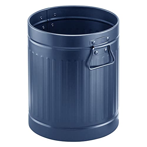 mDesign Steel Metal 2 Gallon/7 Liter Trash Can Wastebasket