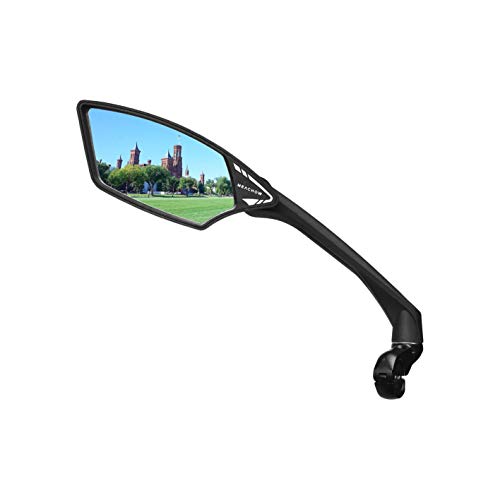 MEACHOW Scratch Resistant Glass Lens Bike Mirror