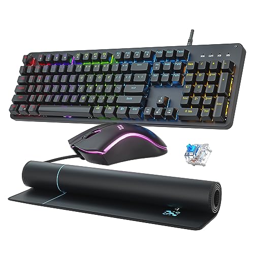 Mechanical Gaming Keyboard and Mouse Combo