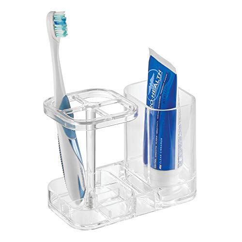 Med+ BPA-Free Plastic Toothbrush Holder