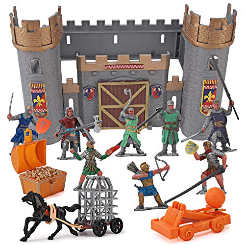 Medieval Castle Kingdom Knights Action Figure Toy Playset